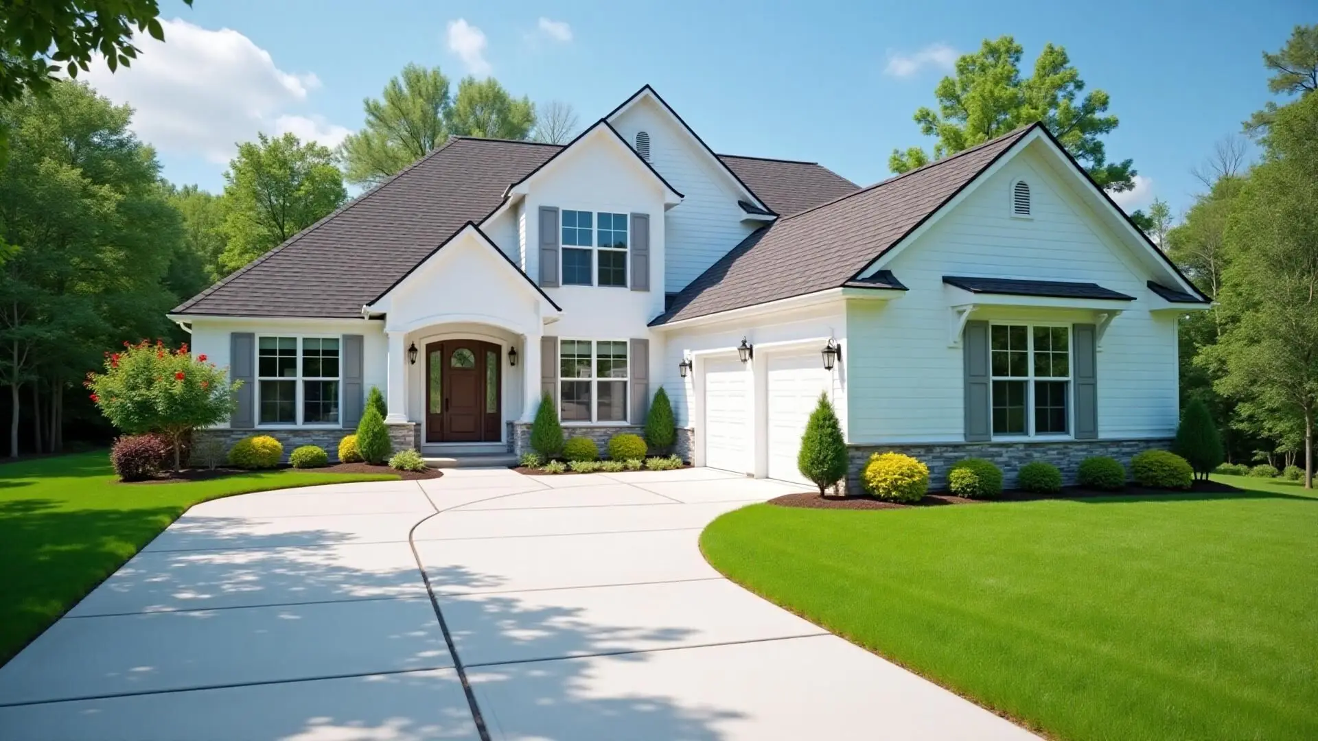Professional pressure washing service for driveways and decks